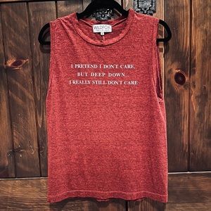 WILDFOX Graphic Muscle Top